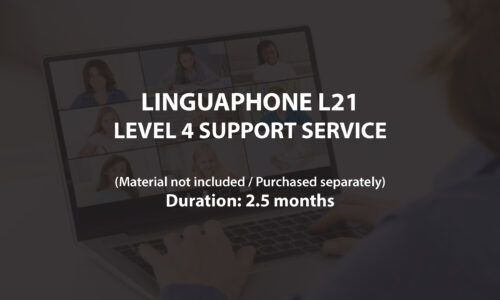 LINGUAPHONE L21 LEVEL 4 SUPPORT SERVICE( Material not included/Purchased separately)
