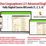 ONLINE LINGUAPHONE L21 ADVANCED ENGLISH – FULLY DIGITAL COURSE – ALL LEVELS (1, 2, 3, 4)