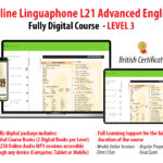 ONLINE LINGUAPHONE L21 ENGLISH – FULLY DIGITAL COURSE – LEVEL 3