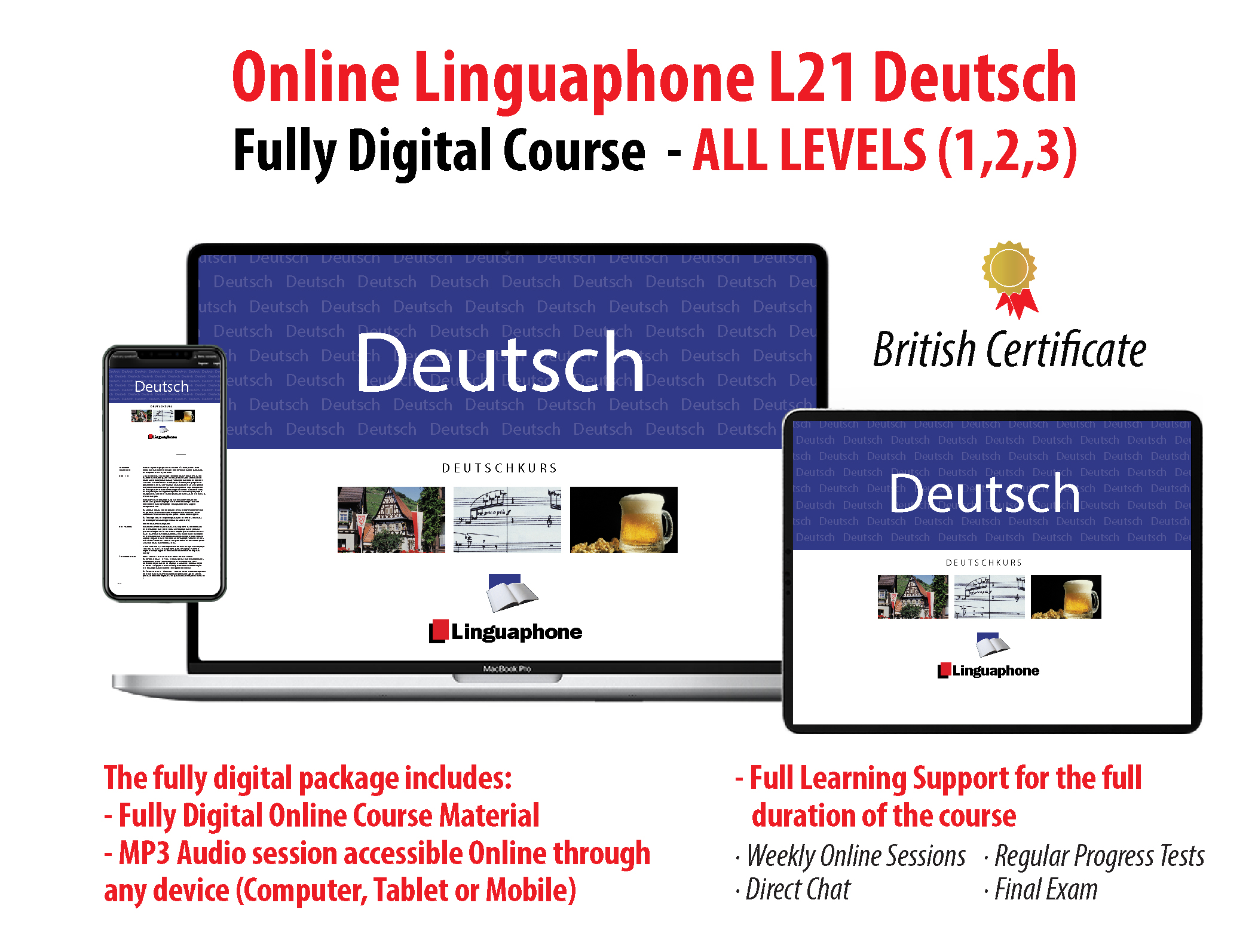 linguaphone l21 cover photo Deutsch