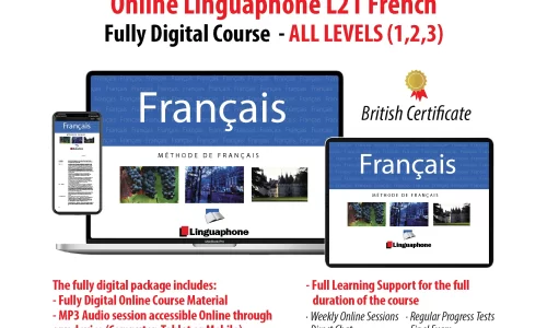 LINGUAPHONE L21 ONLINE FRENCH – FULLY DIGITAL COURSE – LEVEL 3