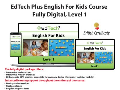 Online English For Kids – Fully Digital Course – Level 1
