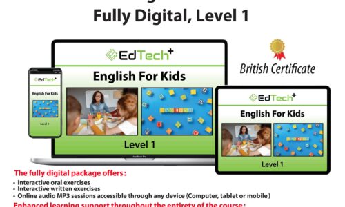Online English For Kids – Fully Digital Course – Level 1
