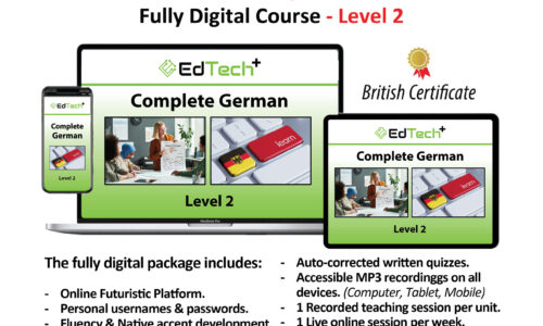 EdTech Plus Complete German – Fully Digital Course – Level 2