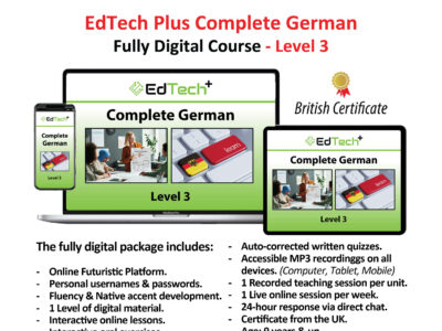 EdTech Plus Complete German – Fully Digital Course – Level 3